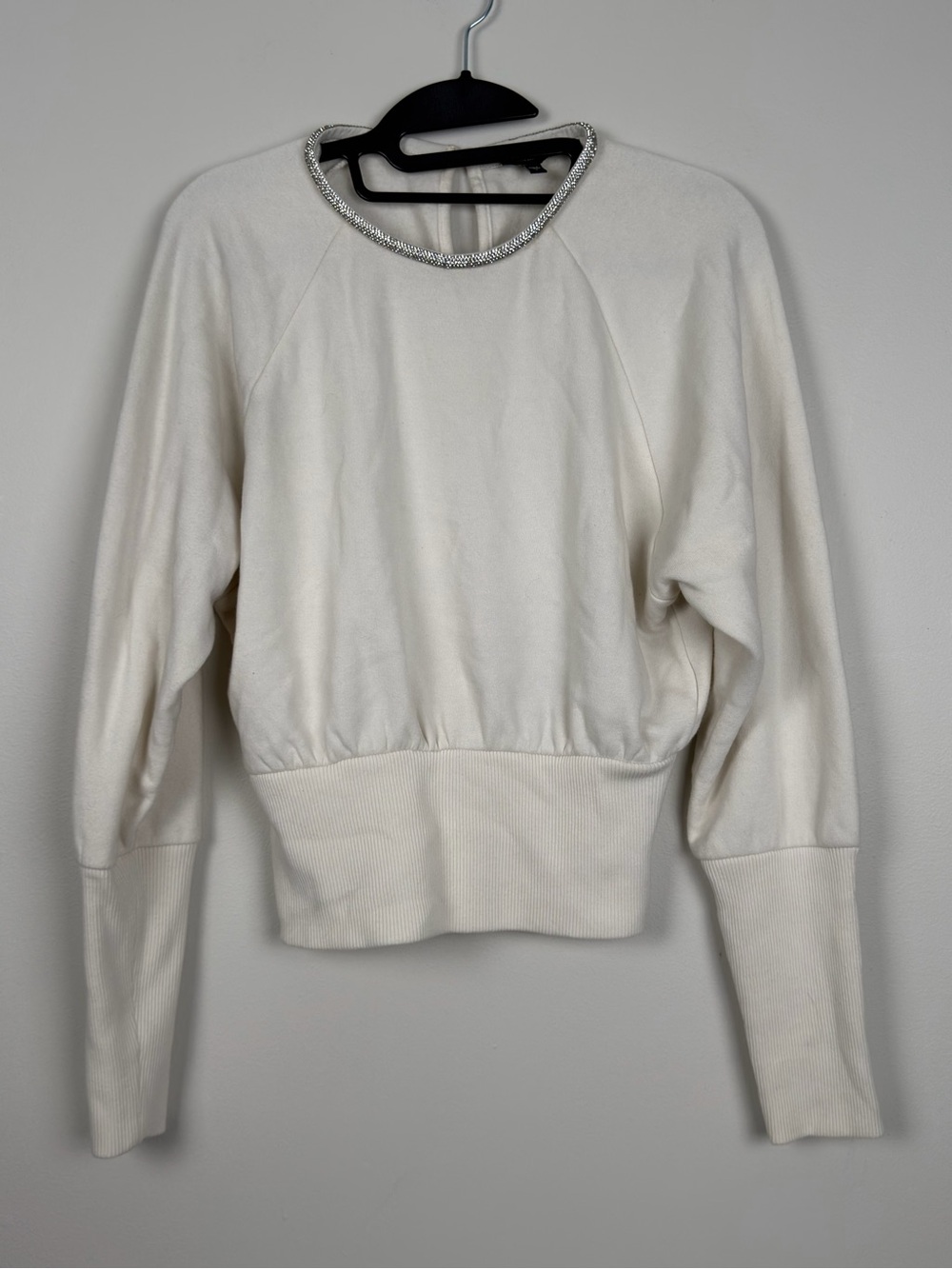 Express Rhinestone Embellished Sweatshirt Small